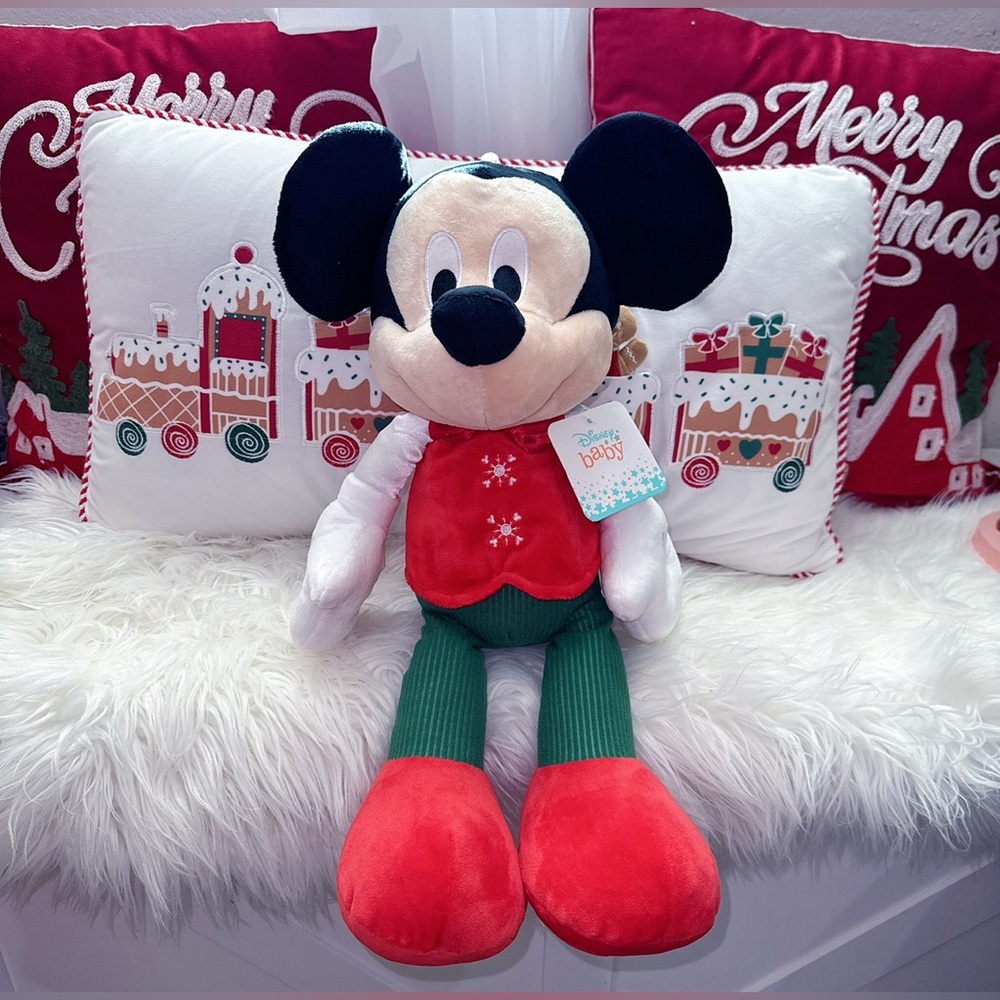 Disney Baby Christmas Mickey 18”" NWT‎